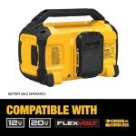 DEWALT 20V MAX Bluetooth Jobsite Speaker