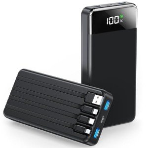 SABANI 35000mAh Fast Charging Power Bank with Cables