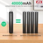 IAPOS 40000mAh Fast Charging Portable Power Bank