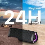 Vanzon V40 Portable Bluetooth Speaker with 24W Sound