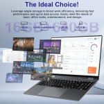 Jumper 16" 2-in-1 Convertible Laptop with Touchscreen