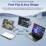 Jumper 16" 2-in-1 Convertible Laptop with Touchscreen