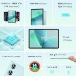 OUKITEL OT9 11" Tablet: 16GB RAM, 128GB Storage