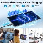 11-inch Android 14 Tablet with Keyboard and Accessories