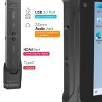 Rugged 8" Tablet with Barcode Scanner & NFC