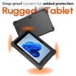 Rugged 8" Tablet with Barcode Scanner & NFC