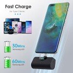 2 Pack Mini USB-C Power Bank 5200mAh