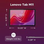 Lenovo Tab M11 11” with Folio Case & 128GB