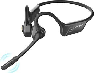 MONODEAL Wireless Bone Conduction Headphones with Mic
