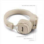 Marshall Major V Bluetooth Headphones - White