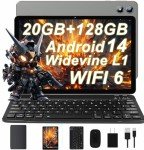 2025 Android 14 Tablet with Keyboard and Mouse