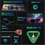 12-Inch Android Tablet with 20GB RAM and 2TB Expandable Storage