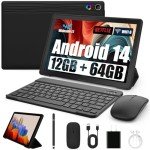 10-Inch Android 14 Tablet with 12GB RAM