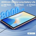 Oangcc 10" Android 13 Tablet with 14GB RAM