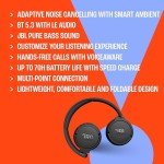 JBL Tune 670NC Wireless On-Ear Headphones - Blue