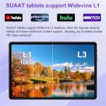 SUAAT 11" Android Tablet - 24GB RAM, 256GB Storage
