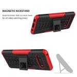 LG V60 ThinQ Rugged Dual Layer Case with Kickstand