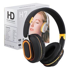 Wireless Over-Ear Bluetooth Headphones with Microphone