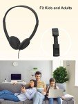 50 Pack Adjustable On-Ear Headphones for All Ages
