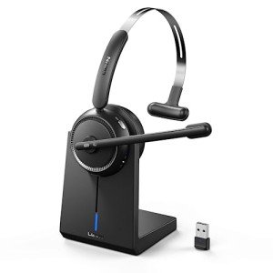 LEVN Bluetooth Headset with Noise Cancelling Microphone