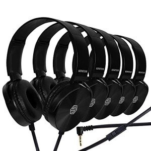 10-Pack Classroom Headphones for Kids and Travel
