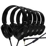 10-Pack Classroom Headphones for Kids and Travel