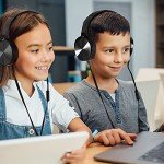 10-Pack Classroom Headphones for Kids and Travel