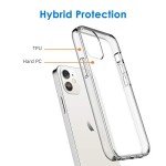 JETech Clear Shockproof Case for iPhone 12/12 Pro