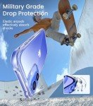 Mkeke Slim Clear iPhone 16 Case with Drop Protection