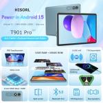 HISORL 10" Android Tablet with Keyboard Bundle