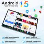 HISORL 10" Android Tablet with Keyboard Bundle