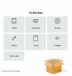 HISORL 10" Android Tablet with Keyboard Bundle