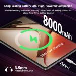 12" Android 14 Tablet with 256GB Storage