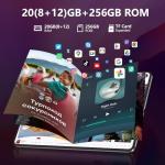 12" Android 14 Tablet with 256GB Storage