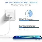 20W Fast Charging USB-C Wall Charger & Cable
