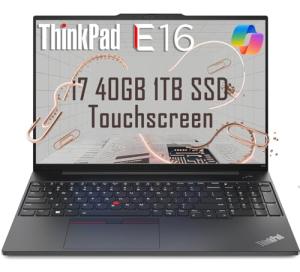 Lenovo ThinkPad E16 Business Laptop with Touchscreen