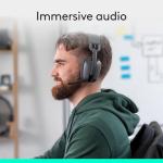 Logitech Zone Vibe 100 Wireless Noise-Canceling Headphones