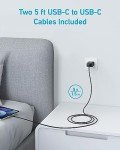 Anker 20W Fast Charger with 5ft USB-C Cables