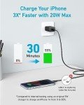 Anker 20W Fast Charger with 5ft USB-C Cables