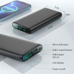 38800mAh Portable Power Bank with LCD Display