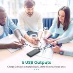 38800mAh Portable Power Bank with LCD Display