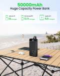 Morfec 50000mAh Fast Charge Portable Power Bank