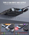 Solar Power Bank 42800mAh with Flashlight
