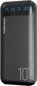 10000mAh Slim Portable Power Bank with USB-C