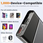 20000mAh Portable Power Bank with Fast Charging Cable