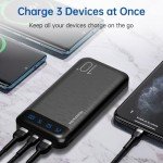 10000mAh Slim Portable Power Bank with USB-C