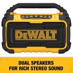 DEWALT 20V MAX Bluetooth Jobsite Speaker