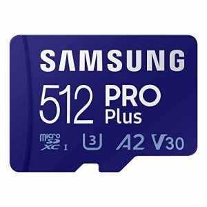SAMSUNG PRO Plus 512GB microSD Card with Adapter