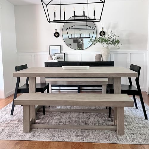 Seashell Wirebrush Dining Table - 72 Inch