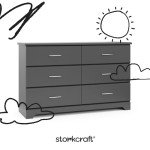 Brookside 6 Drawer Double Dresser for Kids